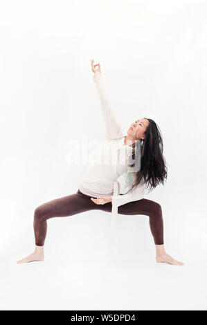 Schöne yoga Spirituelle asiatischen koreanisch-amerikanischen Frau. Stockfoto