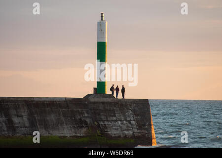 Ceredigiong, Aberystwyth, Wales. Stockfoto