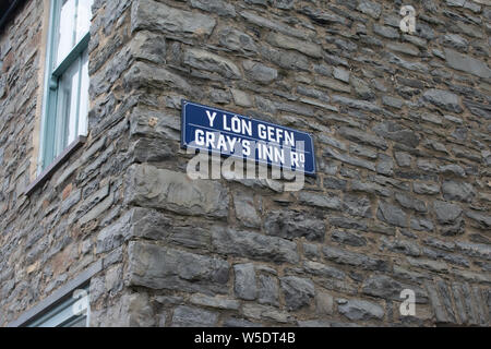 Ceredigiong, Aberystwyth, Wales. Stockfoto