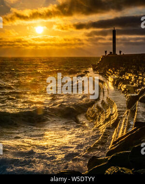 Ceredigiong, Aberystwyth, Wales. Stockfoto