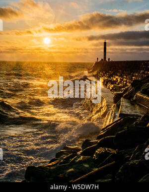 Ceredigiong, Aberystwyth, Wales. Stockfoto