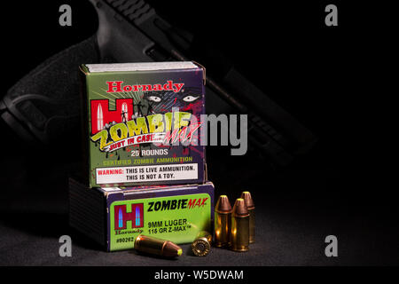 Hornady Zombie Max Ammo Stockfoto