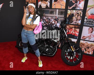 Alexus Ajiona nimmt an den 10. Jahrestag von Kiehl's LifeRide für amfAR profitieren zu HIV/AIDS-Forschung in Century City am Westfield Century City in Century City am 27. Juli 2019. Stockfoto