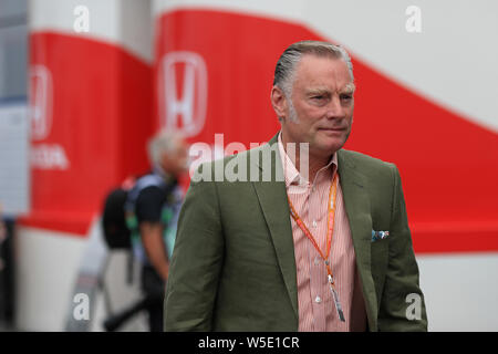 Hockenheimring, Hockenheim, Deutschland. 28. Juli 2019. Mercedes-Benz Formel 1 Grand Prix von Deutschland; Rennen; Sean Bratches, Geschäftsführer, Commercial Operations von Liberty Media Credit: Aktion plus Sport/Alamy leben Nachrichten Stockfoto