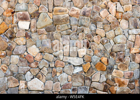 Naturstein Mauer oder Zaun Textur Stockfoto