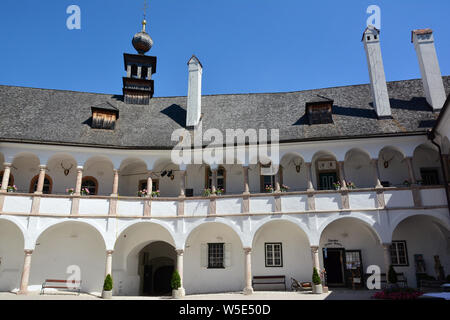 Schloss Ort, See schloss, Seeschloss Ort, Gmunden, Österreich, Europa Stockfoto