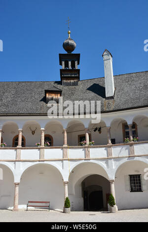 Schloss Ort, See schloss, Seeschloss Ort, Gmunden, Österreich, Europa Stockfoto