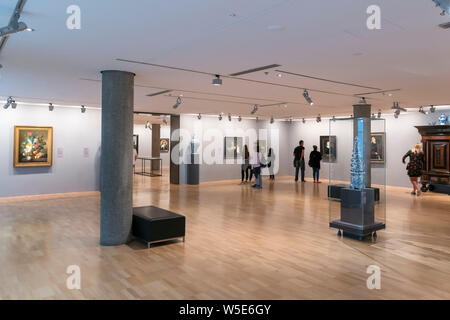 Innenraum der National Gallery von Victoria, Melbourne, Victoria, Australien Stockfoto