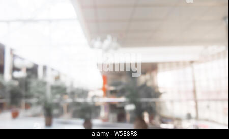Bild von einem geräumigen Flur in der Business Center. Foto mit Kopie Raum Stockfoto