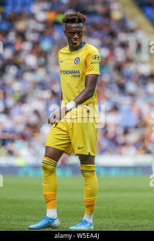 28. Juli 2019, Madejski Stadium, London, England; vor Saisonbeginn Freundlich, Lesen vs Chelsea; Tammy Abraham von Chelsea Credit: Matt O'Connor/News Bilder, Englische Fußball-Liga Bilder unterliegen DataCo Lizenz Stockfoto