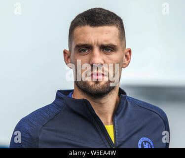 28. Juli 2019, Madejski Stadium, London, England; vor Saisonbeginn Freundlich, Lesen vs Chelsea; Mateo Kovacic von Chelsea Credit: Matt O'Connor/News Bilder, Englische Fußball-Liga Bilder unterliegen DataCo Lizenz Stockfoto