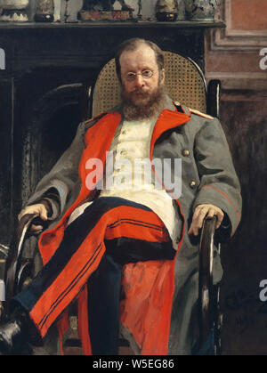 Portrait des Komponisten César Antonowitsch Cui (1890) - Ilja Repin Stockfoto