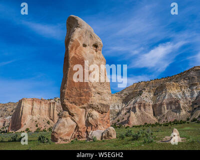 Chimney Rock, Kodachrome Basin State Park, Cannonville, Utah. Stockfoto