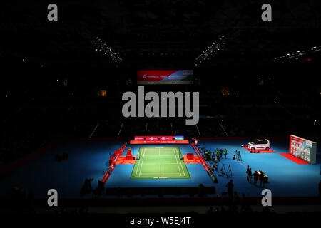 Tokio, Japan. 28. Juli 2019. Allgemeine Ansicht Badminton: Daihatsu Yonex Japan Open 2019 an der Musashino Wald Sport Plaza in Tokio, Japan. Credit: yohei Osada/LBA SPORT/Alamy leben Nachrichten Stockfoto