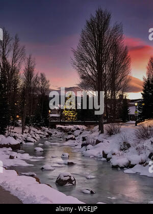 Colorado Skiort Breckenridge Stockfoto