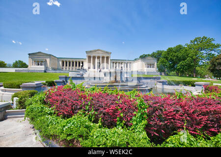 Buffalo, USA-20 Juli, 2019: Albright-Knox Art Gallery, ein wichtiger Schauplatz für Moderne Kunst und Zeitgenössische Kunst Stockfoto