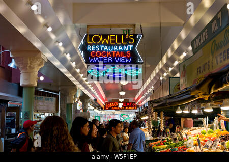 Pike Place Market in Seattle, Washington, USA. Stockfoto