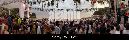 Sunset Beach Club party, Monaco Stockfoto