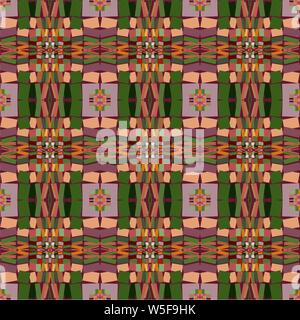 Geometrische textile nahtlose Muster im ethnischen Stil. Stock Vektor