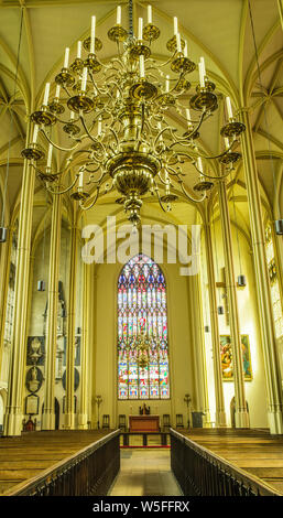 Das Innere der Marienkirche in Tetbury Wiltshire England Stockfoto