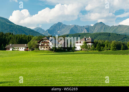 Österreich, das UNESCO-Biosphärenreservat der Salzburger Lungau, auf dem Land Stockfoto