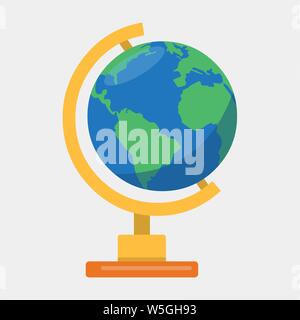 Globus vector illustration symbol Stock Vektor