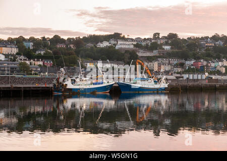 Die Stadt Cork, Cork, Irland. 29. Juli, 2019. Trawler stieg von Sharon und Atlantic Rose gebunden an der Horgan Kai vor der Abreise für die Fischgründe in Cork, Irland. Kredit; David Creedon/Alamy leben Nachrichten Stockfoto