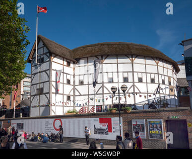 Globe Theatre, South Bank, London, England, Vereinigtes Königreich, Europa Stockfoto