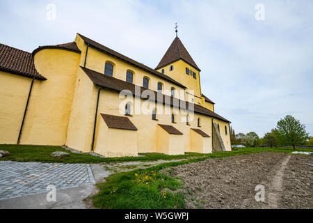 Der St. Georg Kirche, Reichenau-Oberzell, Insel Reichenau, Weltkulturerbe der UNESCO, Bodensee, Baden-Württemberg, Deutschland, Europa Stockfoto