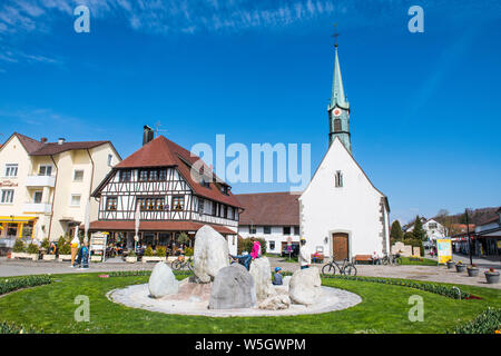 Kleine Kirche in Unteruhldingen am Bodensee, Deutschland, Europa Stockfoto