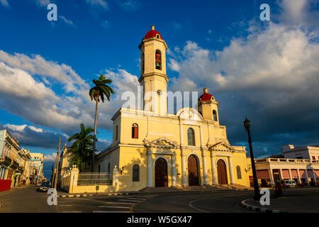 Catedral de La Purisima Concepcion (Cienfuegos Kathedrale), Cienfuegos, UNESCO-Weltkulturerbe, Kuba, Karibik, Karibik, Zentral- und Lateinamerika Stockfoto