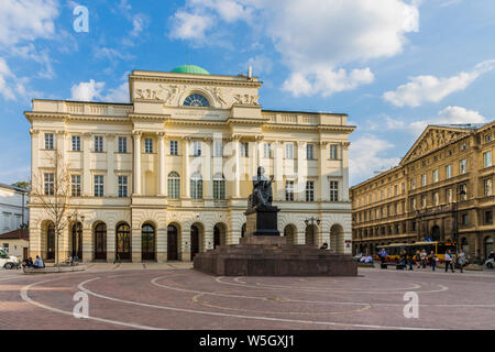 Der Polnischen Akademie der Wissenschaften in der Altstadt, Weltkulturerbe der UNESCO, Warschau, Polen, Europa Stockfoto