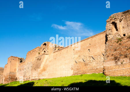 Aurelian Wände (Mura Aureliane), UNESCO-Weltkulturerbe, Rom, Latium, Italien, Europa Stockfoto