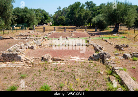 Casa di Diana, die römische Stadt Cosa, Ansedonia, Provinz Grosseto, Maremma, Toskana, Italien, Europa Stockfoto