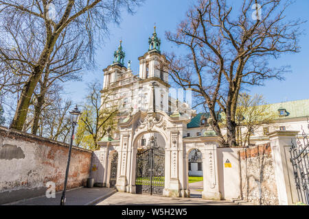 St. Stanislaus Kirche und die Pauline Kloster Skalka, Krakau, Polen, Europa Stockfoto