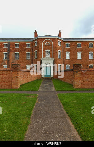 Die vordere oder Fassade der Southwell Workhouse, Southwell, Nottinghamshire, England, Großbritannien Stockfoto