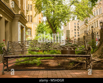 Jugendstil in Riga, Lettland, Baltikum, EU. Stockfoto