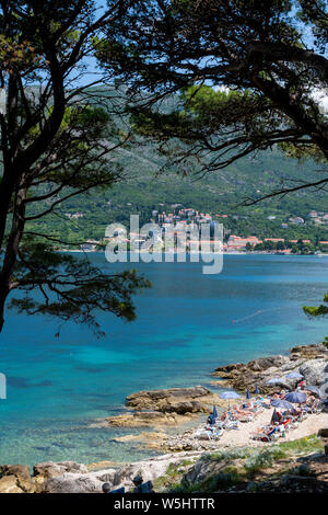 Cavtat, Dubrovnik, Kroatien Stockfoto