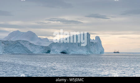 Die Kangia Eisfjord bei Ilulissat in Westgrönland Stockfoto