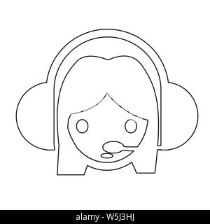 Kunden-Service-Symbol Stock Vektor