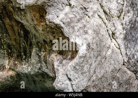 Italien Friaul Naturpark forraof der torrent Cellina Stockfoto