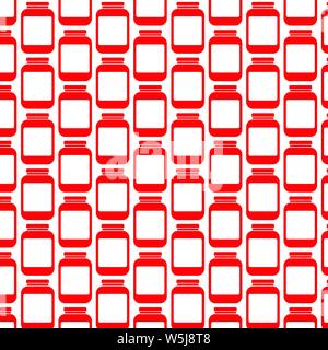 Muster Hintergrund jar-Symbol Stock Vektor