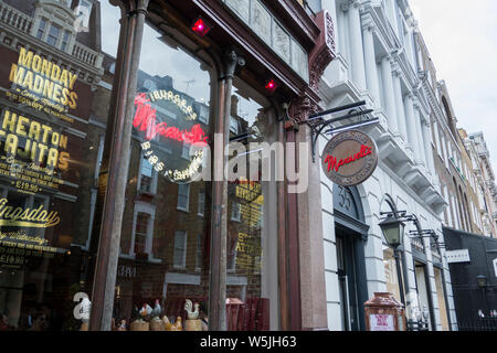 Maxwell Maxwell's Bar & Grill, King Street, Covent Garden, London, WC2, Großbritannien Stockfoto