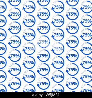 Muster Hintergrund laden Symbol Stock Vektor