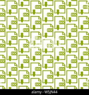 Muster Hintergrund Dateityp Icon Stock Vektor