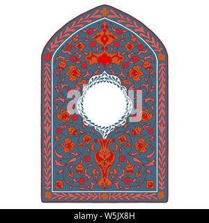 Bunte islamischen Beleuchtung für Moschee Fliesen design Vector Stock Vektor