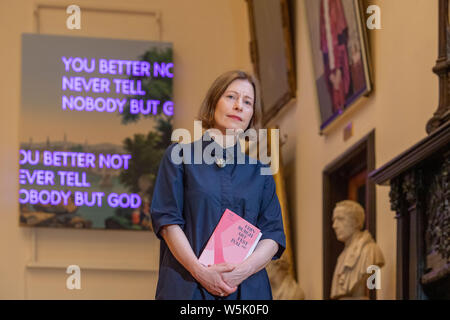 Die Zukunft ist in uns, sie ist nicht irgendwo anders vom Künstler Nathan Coley, der in der Parliament Hall als Teil von Edinburgh Art Fes gezeigt wird Stockfoto