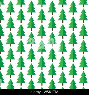Muster Hintergrund Weihnachtsbaum Symbol Stock Vektor