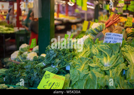 St. Lawrence Markt ist ein großartiger Ort für die frischesten und hochwertigsten Essen in der Innenstadt von Toronto zu kaufen. Stockfoto