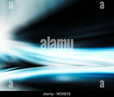 Zimmer Reflexionen Bewegungsunschärfe futuristischen Hintergrund Stockfoto